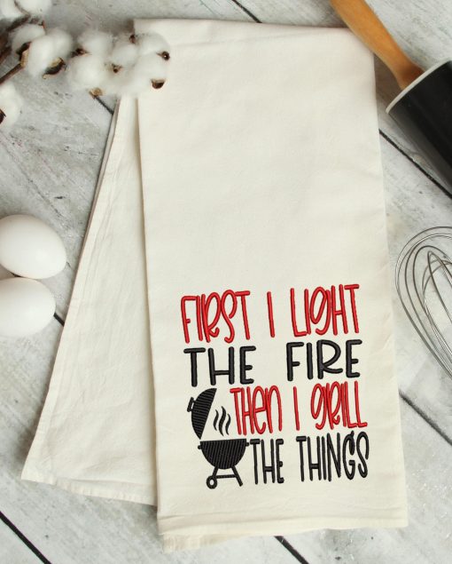 Grill the Things Embroidery Design