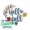 Hello Fall 91223 Embroidery Design