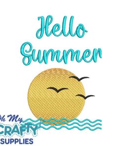 Hello Summer 42122 Embroidery Design
