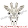Henna Giraffe Head Embroidery Design