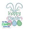 Hoppy Easter Applique 25 Embroidery Design