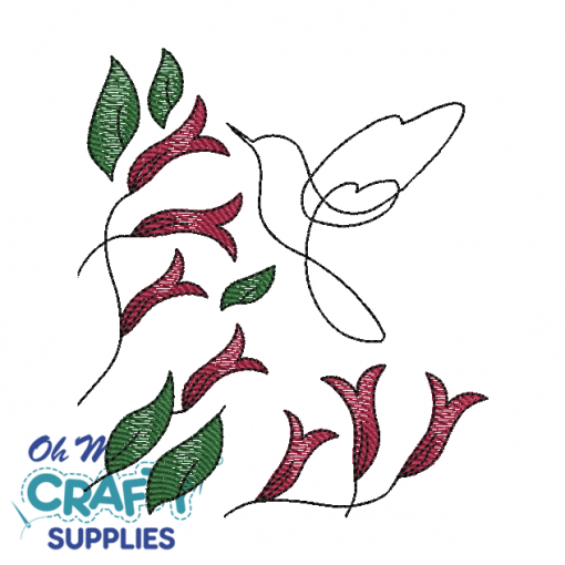 Hummingbird Art 42922 Embroidery Design
