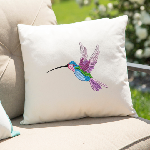 3D Hummingbird 2021 Embroidery Design