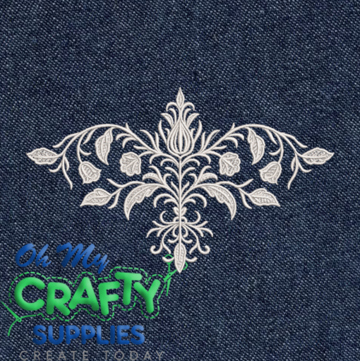 Ivory Garden Embroidery Design