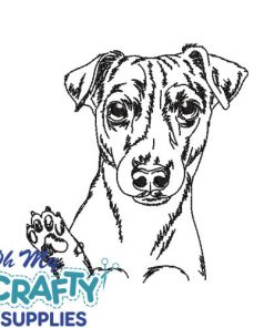 Jack Russel 1230 Embroidery Design
