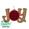 Joy Ornament 823 Embroidery Design