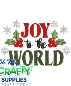 Joy to the World 1115 Embroidery Design