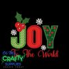 Joy to the world applique 1127 Embroidery Design