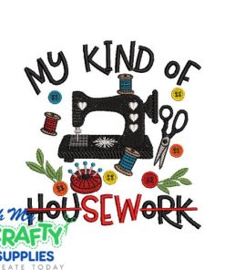 Kind of Housework Embroidery Design