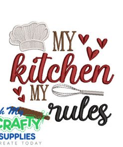 Kitchen rules 83 Emboridery Design