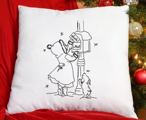 Letters to Santa sketch 2020 Embroidery Design