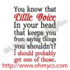 Little Voice Embroidery Design