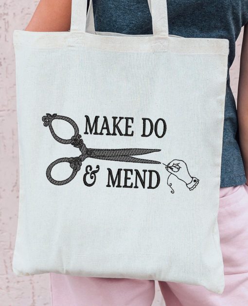 Make Do Mend Embroidery Design