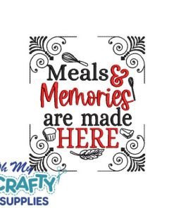 Meals and Memories 1115 Embroidery Design