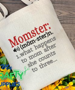 Momster Embroidery Design