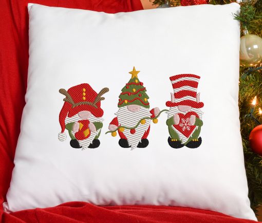More Christmas Gnomes 2020B Embroidery Design