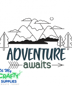 Adventure Awaits 2021 Embroidery Design