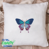Blue Satin Butterfly 2021 Embroidery Design
