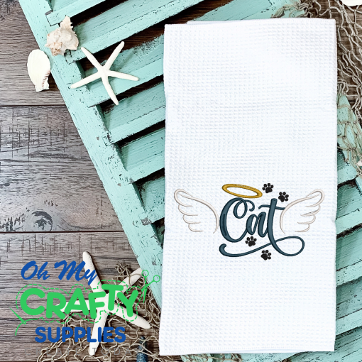 Cat Angel 2021 Embroidery Design