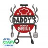 Daddy's Gonna Grill 2021 Embroidery Design