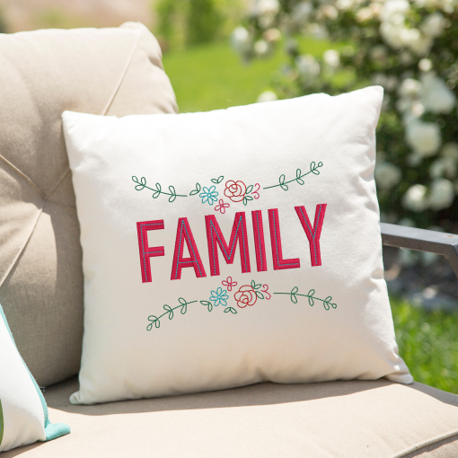 Floral Family 2020 Embroidery Design