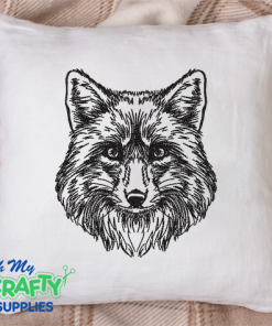 Fox Face Sketch 2021 Embroidery Design