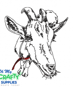 Goat Sketch 2021 Embroidery Design