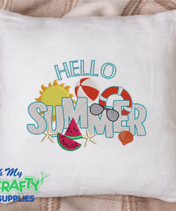 Hello Summer 2021 Embroidery Design