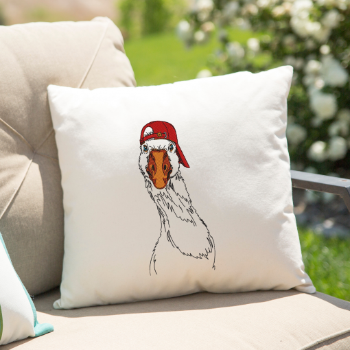Hip Quacker Duck 2020 Embroidery Design
