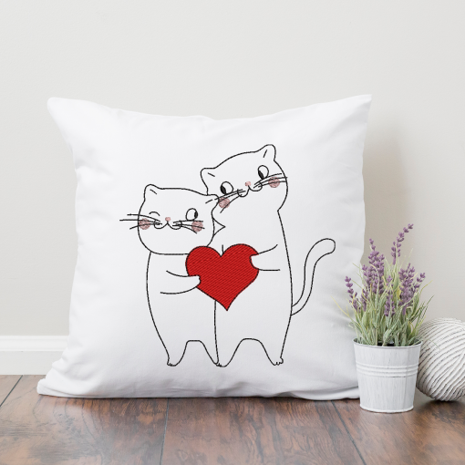 Kitten Love 2021 Embroidery Design