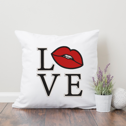 Love Lips 2020 Embroidery Design