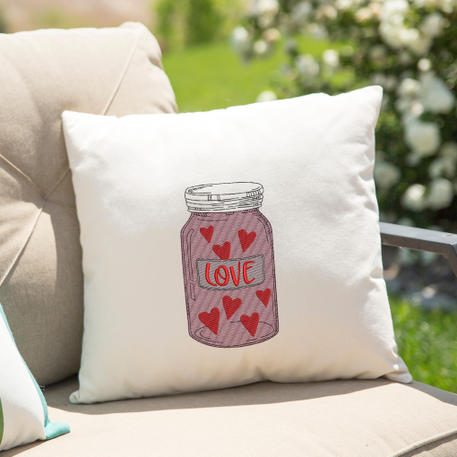 Love Jar 2020 Embroidery Design