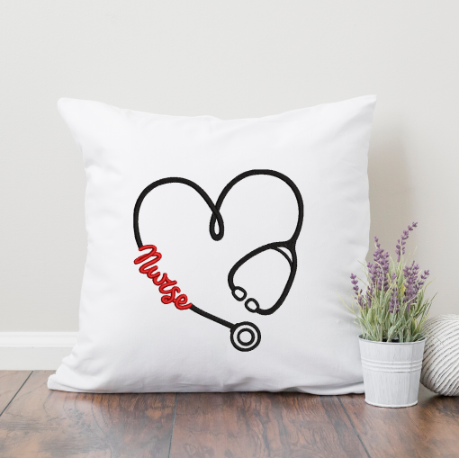 Nurse Heart 2020 Embroidery Design