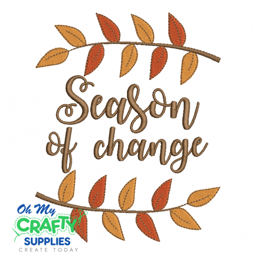 Season of Change 2021 Embroidery Design