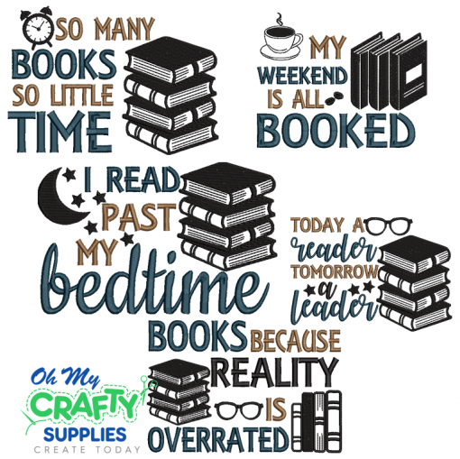 The Book Club 2021 Embroidery Design Set
