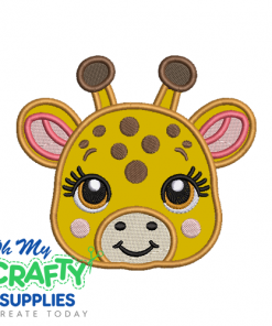 Baby Giraffe 819 Applique Embroidery Design
