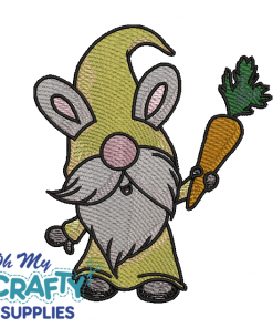 Carrot Gnome 326 Embroidery Design