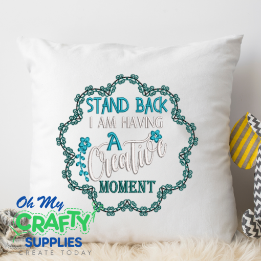 Creative Moment Embroidery Design