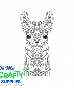 Henna Llama 417 Embroidery Design