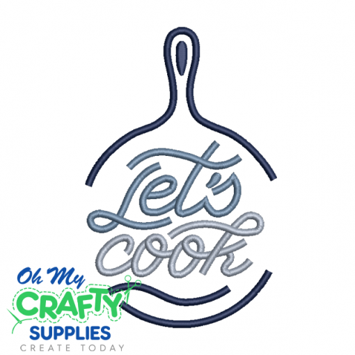 Let's Cook 98 Embroidery Design