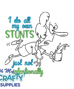 My Own Stunts 526 Embroidery Design
