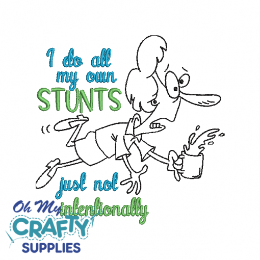 My Own Stunts 526 Embroidery Design