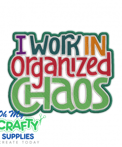 Organized Chaos 1021 Embroidery Design