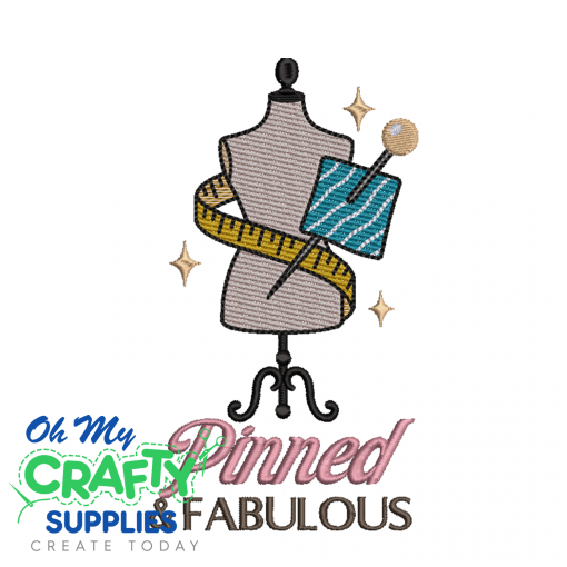 Pinned and Fabulous Embroidery Design