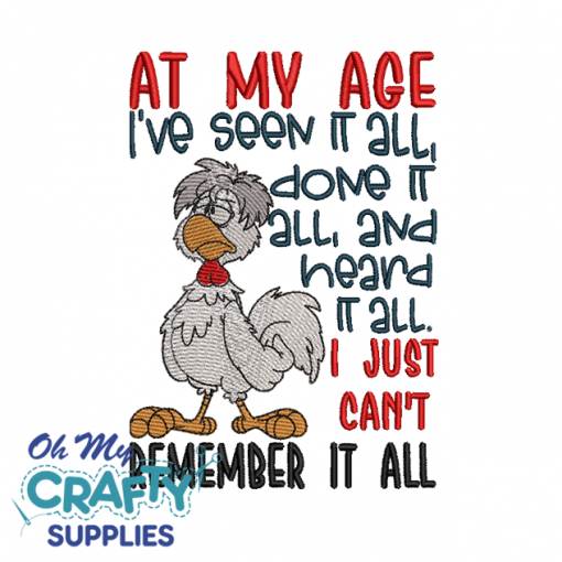 Remember It All 529 Embroidery Design