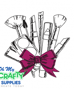 Sketch Makeup Brushes 113 Embroidery Design