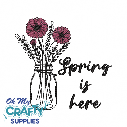Spring Is Here 32422 Embroidery Design