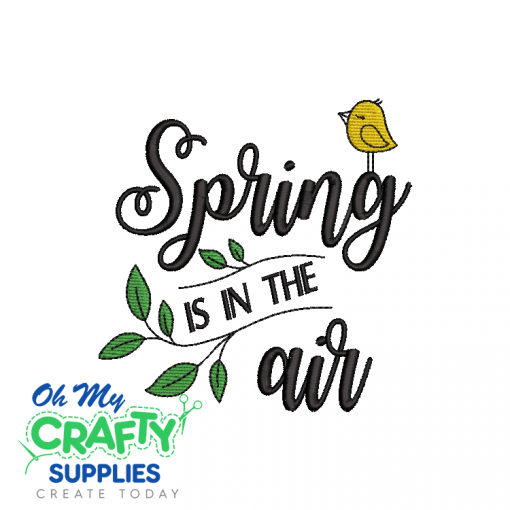 Spring Is In The Air 330 Embroidery Design