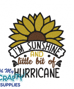 Sunshine Hurricane 12122 Embroidery Design