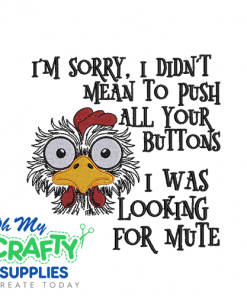 Looking for Mute 25 Embroidery Design